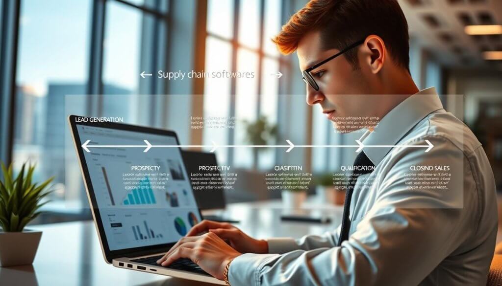 supply chain software sales pipeline