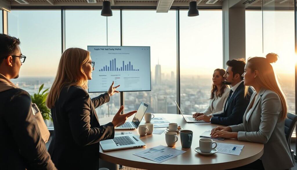 supply chain SaaS sales development
